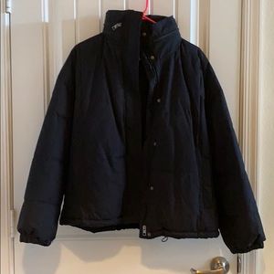 American Eagle Outfitters Black Puffer Jacket